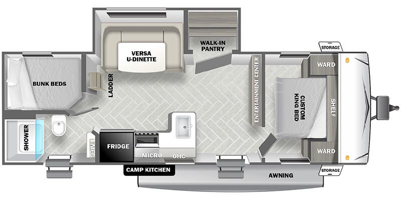 Salem 242BHXLX floorplan