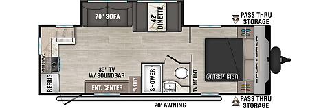 Sportsmen 241RKSE floorplan