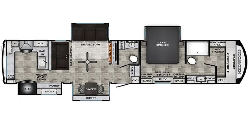 Redwood 401LK floorplan