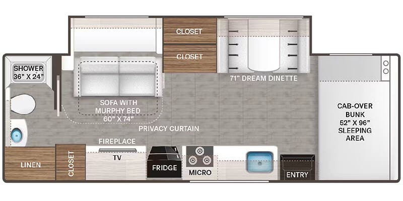 Chateau 27P floorplan