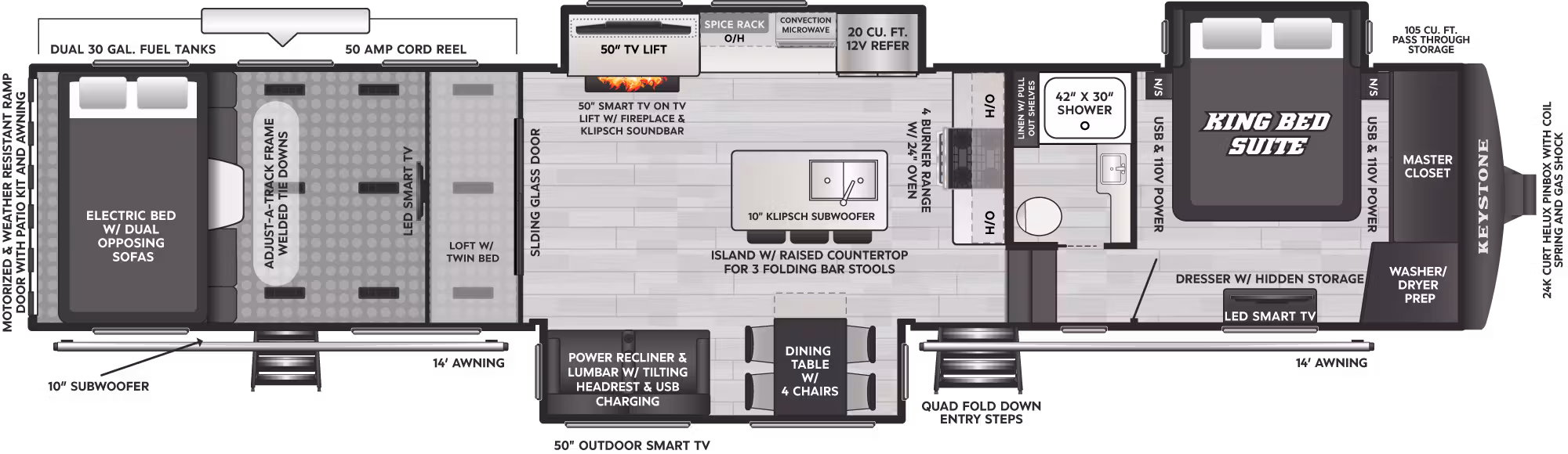 Raptor 430 floorplan