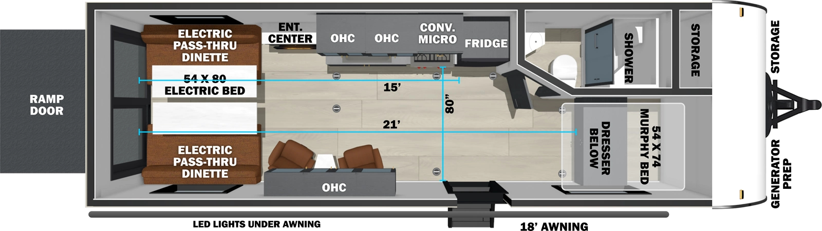 Stealth 2215 floorplan