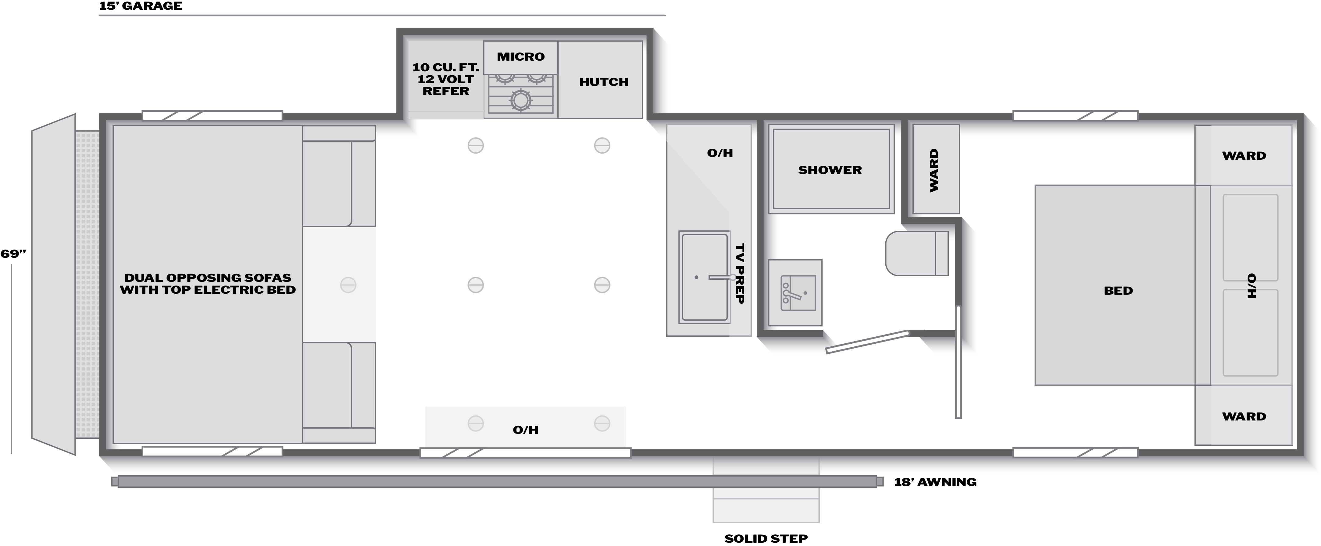 Carbon Aluminum 30WFO floorplan