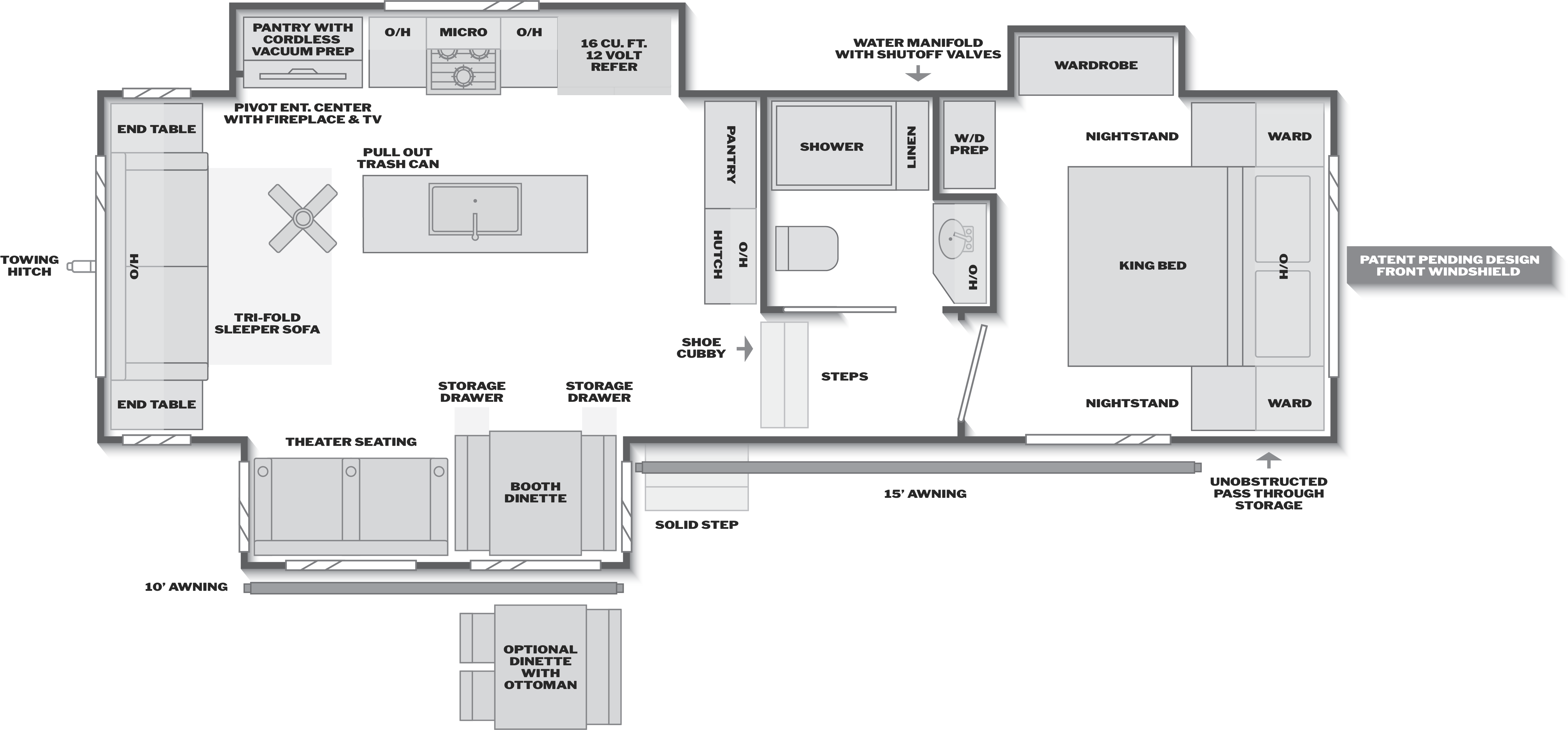 Cougar 290RLS floorplan